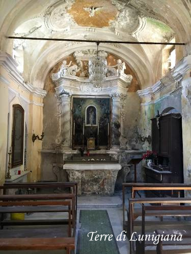 L'interno dell'oratorio