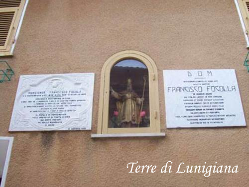 Targa commemorativa di San Francesco Fogolla